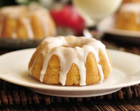 Learn more about Mini Piña Colada Bundt Cakes from SideChef! Mini Rum Cakes, Pina Coloda, Rum Cakes, Lemon Basil Chicken, Lemongrass Paste, Pina Colada Cake, Mini Bundt, Mini Bundt Cakes, Rum Cake