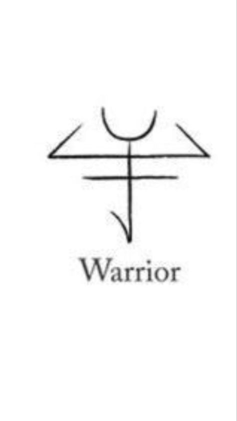 Female Warrior Tattoo Minimalist, Warrior Symbols Tattoo Female, Brave Symbol Tattoo, Female Fighter Tattoo, Bravery Tattoo Symbol, Discipline Symbol Tattoo, Fighter Tattoo Woman Symbol, Symbol For Fighter, Tattoos That Mean Freedom