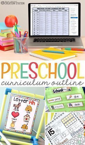 Create a well organized preschool classroom whether in a traditional classroom or a homeschool setting with my FREE preschool curriculum outline! Not only is this a wonderful free download, I also give you many great ideas that you can use in your classroom. So, come grab the free printable and find out what other ideas I have for you. #preschool #prek #organization #classroom #free #printable #homeschool Homeschool Websites, Preschool Curriculum Free, Preschool Classroom Setup, Traditional Classroom, Prek Classroom, Online Homeschool, Preschool Programs, Curriculum Mapping, How To Start Homeschooling