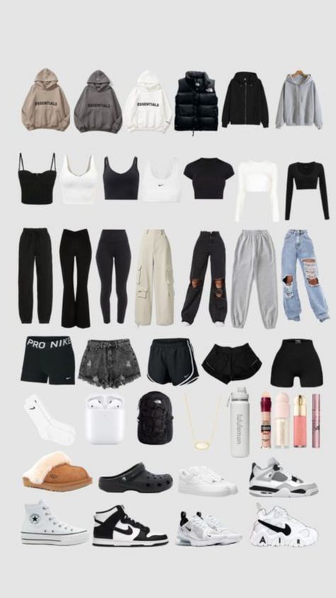 Outfits For Dance Class Casual, Sporty Clothes Aesthetic, Cute Birthday Outfits For School, Days Of The Week Outfits, Clothing Must Haves, Cute Easy Outfits For School, Simple Outfits For School, Cute Nike Outfits