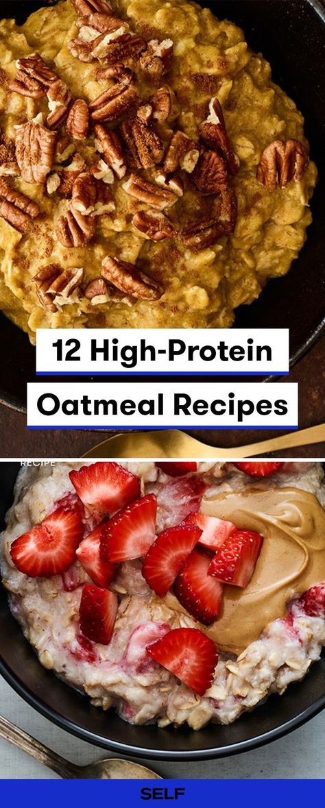 High Protein Oatmeal Recipes, Protein Oatmeal Recipes, Easy Oatmeal Recipes Breakfast, High Protein Oatmeal, Baking Recipes Healthy, Baked Oatmeal Healthy, Healthy Oatmeal Recipes, Baked Breakfast Recipes, Breakfast Oatmeal Recipes