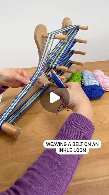 Emma Baker - SpireCrafts on Instagram: "Weaving a belt on an Inkle loom.  There is a blog post on Inkle weaving on my website if interested- link in profile.  #inkleloom #inkleweaving #inkleloomweaving #weaving #weavingloom #beltweaving #weaverofinstagram #textiles #colourfullycrafted #handwoven" Diy Inkle Loom, Inkle Loom Weaving, Inkle Weaving Patterns, Sewing Costumes, Inkle Weaving, Inkle Loom, Tablet Weaving, Call Art, Linked In Profile