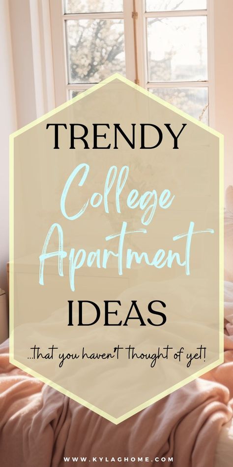 college dorm ideas. College Bedroom Decor Small Apartments, On Campus Apartment Decor, Cheap College Apartment Ideas, Student Apartment Decor, College Apartment Ideas, Cute College Apartment, College Apartment Checklist, College Girl Apartment, College Apartment Kitchen