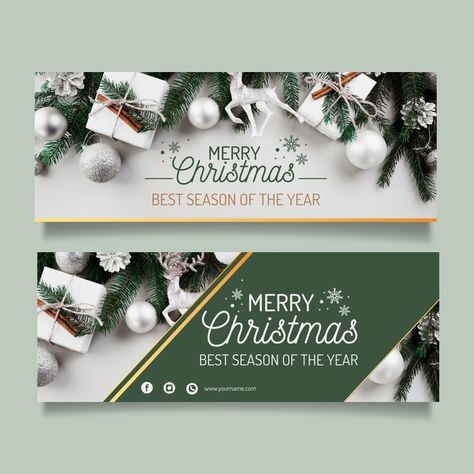 Diy 60th Birthday Decorations, Christmas Sale Poster, Christmas Marketing, Christmas Advertising, Banners Template, Happy New Year Banner, Creative Banners, Church Poster Design, Merry Christmas Banner