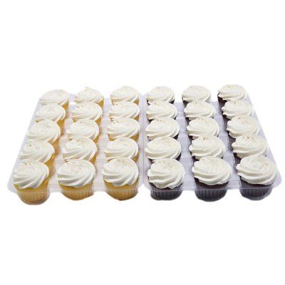 Custom Cupcakes, 30 ct. - Sam's Club Sams Club Cupcake, Costco Cupcakes, Sams Club Cupcakes, Full Sheet Cake, Half Sheet Cake, White Chocolate Cupcakes, Silver Cupcakes, Whipped Icing, Frozen Cupcakes