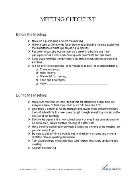 This meeting checklist was created to assist in planning the perfect meeting and not forget a single detail. Meeting Checklist Template, Salon Meeting Ideas, Pto Secretary Minutes Template, Meeting Agenda Ideas, Team Meeting Agenda, Meeting Notes Template, Effective Meetings, Meeting Minutes, Meeting Planning