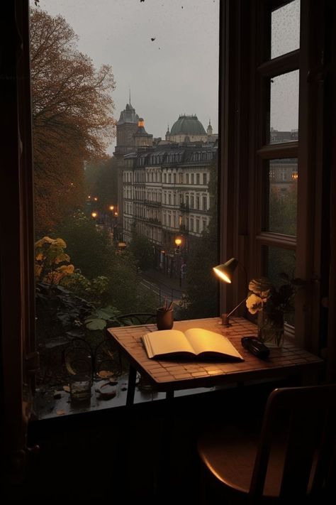 Window With A View, Dark Acadamia, Drømme Liv, Aesthetic Dark Academia, Dark Autumn, Images Esthétiques, Dark Academia Aesthetic, Academia Aesthetic, Autumn Aesthetic