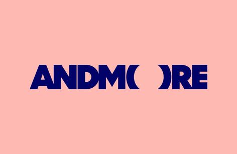 ANDMORE Brand Identity | Brand Archive Magenta Branding, Fonts Art, Logo Typo, Font Logo, Logo Mark, Art Direction, Brand Identity, Branding, Art