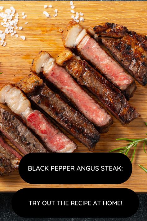 "Sizzle your senses with our Black Pepper Angus Steak recipe! 🥩✨ Serve up prime Angus beef with a bold black pepper crust for an easy, yet luxurious meal at home. Perfect marbling equals unparalleled tenderness. Get ready to be crowned the steak maestro! #AngusSteak #SteakLover #RecipeOfTheDay Angus Beef Steak Recipes, Black Pepper Angus Steak, Angus Steak, Frozen Steak, Beef Steaks, Hanger Steak, Pepper Seasoning, Flat Iron Steak, Lobster Recipes