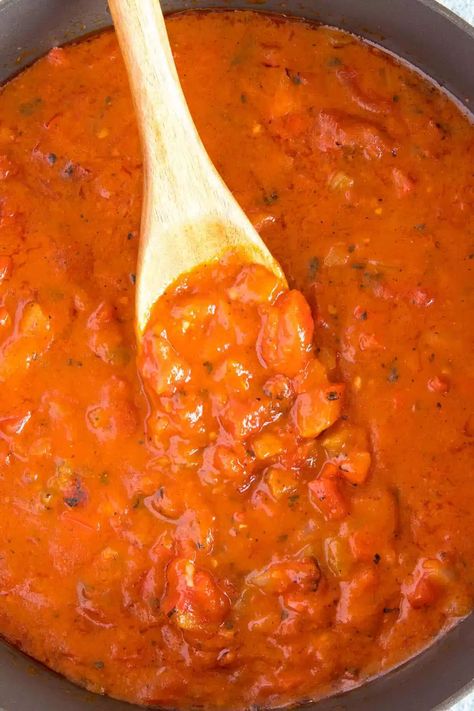 Easy Creole Sauce Recipe - This homemade Creole sauce recipe is versatile, zesty, and very easy to make. It' starts with a roux, lots of vegetables and seasonings, and tomatoes. Make it mild or spicy. #CajunCooking #SauceRecipe Creole Sauce Recipe, Marmalade Sauce, Sauce For Fish, Creole Chicken, Creole Sauce, Homemade Cajun Seasoning, Cajun Creole Recipes, Delicious Seafood Recipes, Tomato Gravy