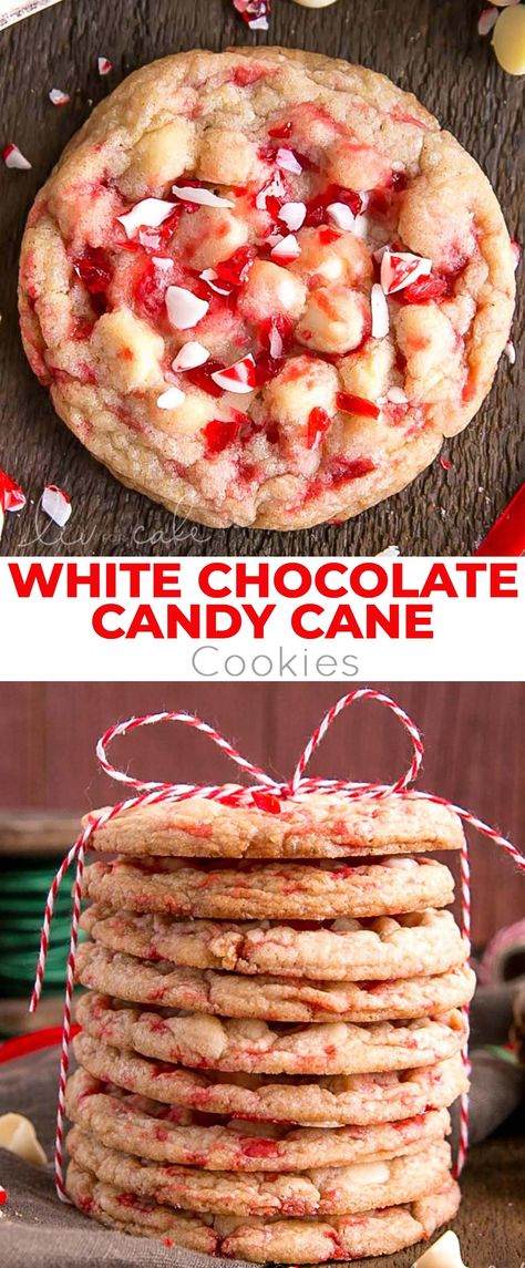 Chocolate Candy Cane Cookies, Candy Cane Cookie Recipe, White Chocolate Candy, Candy Cane Cookies, Oreo Dessert, Sour Patch, Köstliche Desserts, Savoury Cake, Holiday Desserts