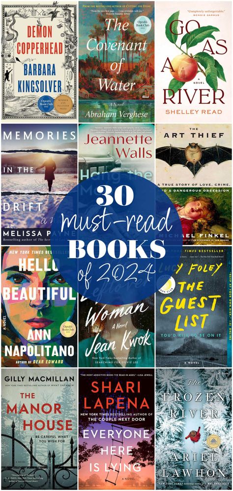 Books To Read 2024 List, Easy Read Books, Book Club Books 2024, Deep Books To Read, Popular Books 2024, Best Books Of 2024, Top Books 2024, Books 2024 Must Read, Book Lists Must Read