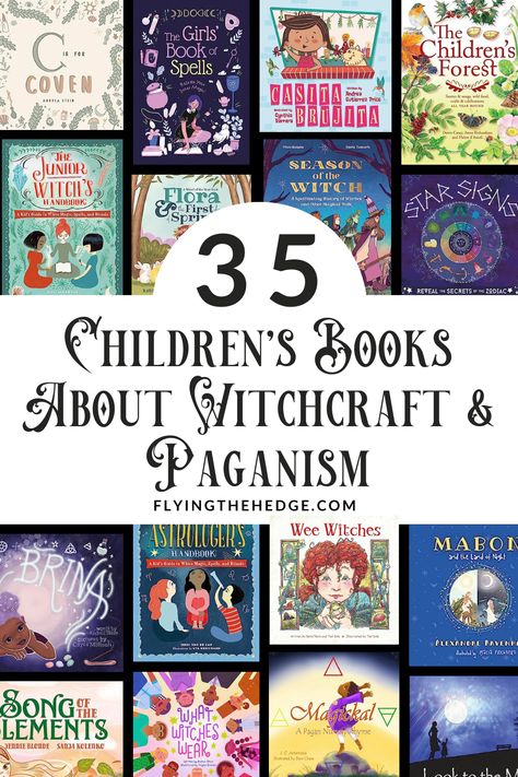 Witchcraft Books For Kids, Spiritual Books For Kids, Imbolc For Kids, Witchy Parenting, Pagan Homeschooling, Witches Library, Pagan Parenting, Witchy Books, Violet Moon