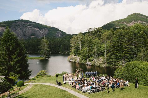 Highlands North Carolina Wedding, High Hampton Inn North Carolina, Highlands North Carolina, Cashiers Nc, Wedding Venues North Carolina, Hamptons Wedding, Hampton Inn, Waterfront Wedding, Inn Wedding