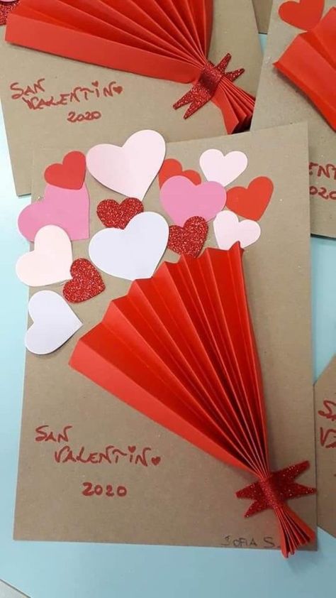 Valentine Crafts For Toddlers To Parents, Easy Valentines Day Crafts For Kids, Valentines Day Craft, Valentines Day Crafts, February Crafts, Easy Valentine Crafts, Kartu Valentine, Valentine's Day Crafts For Kids, Preschool Valentines