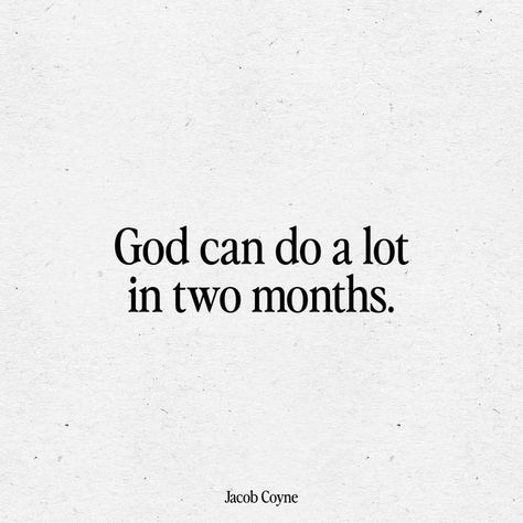 Jacob Coyne on Instagram: "This year isn’t over yet.. So many miracles are still in the making. Wait on the Lord. #christianliving #christian #quotes #christianquotes #authorsofinstagram #explore #motivationalquotes" God's Miracles Quotes, Miracles Quotes, Wait On The Lord, Miracle Quotes, Wise Advice, November Quotes, Faith Quotes Christian, God Idols, Prayer Station