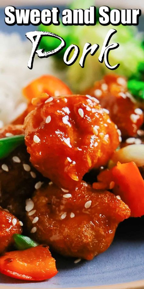 Sweet And Sour Pork Batter, Pork Chinese Food Recipes, Sweet Ans Sour Pork Recipe, Chinese Pork Fillet Recipes, Gluten Free Sweet And Sour Pork, Sweet And Sour Pork Sauce, Chinese Food With Pork, Crispy Sweet And Sour Pork, What Can I Make With Pork Tenderloin