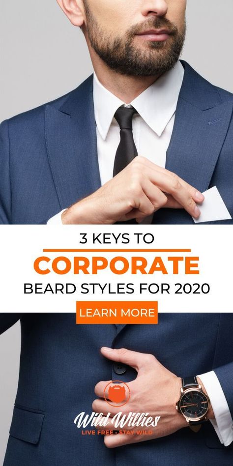 What exactly counts as a professional beard? Read on to learn 3 important criteria to ensure that your beard fits the mold of a so-called “corporate beard” from #WildWillies | The Best Natural #BeardOil Brand  #BeardCare  #BeardTips  #BeardUp  #BeardGrooming  #BeardLover  #NaturalBeardCare #Bearded Corporate Beard, Professional Beard Styles, Patchy Beard Styles, Professional Beard, Short Hair With Beard, Long Beard Styles, Best Beard Oil, Patchy Beard, Beard Tips