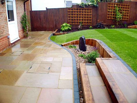 Garden On Slope Landscape Design, Small Sloped Garden Ideas, Sloped Garden Design, Tiered Garden Ideas, Sloped Garden Ideas, Design Case Study, Small Garden Landscape, Sloped Yard, Sloped Backyard