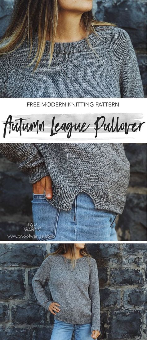 Knitting Projects Sweaters, Sweaters To Knit, Knitting Projects Free, Knitting Tops, Modern Knitting Patterns, Knit One Purl One, Things To Knit, Knitting Patterns Free Sweater, Knitting Patterns Free Hats