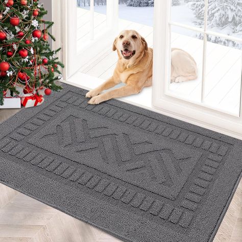 PRICES MAY VARY. 【TRAP DIRT & ABSORB WATER】Are you looking for such an indoor front door mat that can help you wipe off dirt, dust, mud, slush, catch debris, grass, sand, and absorb moisture, water, rain or snow from the soles of your shoes. Of course, this indoor rug in the entryway can do it all! This indoor home entry mat is like your guardian, will always be at the door to guard the cleanliness of your room. No pressure, keep your home cleaner and more beautiful. 【MACHINE WASHABLE FOR BUSY H Back Door Mat, Entry Mats, Front Door Mats, Back Door, Door Mats, Indoor Rugs, Indore, Ebern Designs, Clean House