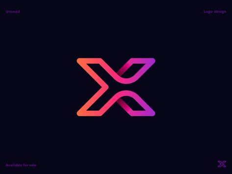 Hello guys,  Happy to share with you an unused logo concept for a recent branding project. The concept idea is a mix of a letter X, an arrow and a loop.   ____  Contact me to get your logo design o... Turismo Logo, X Logo Design, X Letter, X Logo, Logo Minimalista, Inspiration Logo Design, Letter X, Letter Logo Design, Brand Board