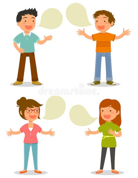 People talking. Set of four cartoon people talking with each other happily , #Ad, #Set, #talking, #People, #happily, #people #ad Bat Vector, Cartoon Drawings Sketches, Human Flag, Cartoon Drawings Of People, Party Icon, Beach Clipart, Easy Cartoon Drawings, Kids Talking, People Talking