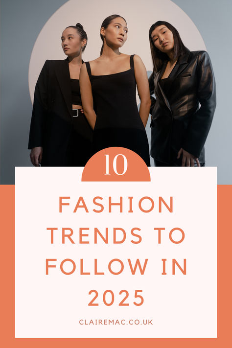 Step into 2025 in style with these top 10 fashion trends! From bold patterns to sustainable materials, these key pieces will help you refresh your wardrobe and stay ahead of the fashion curve next year.  #FashionTrends2025 #WardrobeEssentials #StyleUpdate #FashionInspo #2025Style #TrendAlert Clothes Trending Now, 2025 Fashion Aesthetic, Trending 2025 Fashion, Vogue Fashion Trends 2025, 2025 Clothes Trend, Trends For 2025 Fashion, Women In 30s Fashion Outfits, 2025 Fashion Predictions, 2025 Color Of The Year Fashion