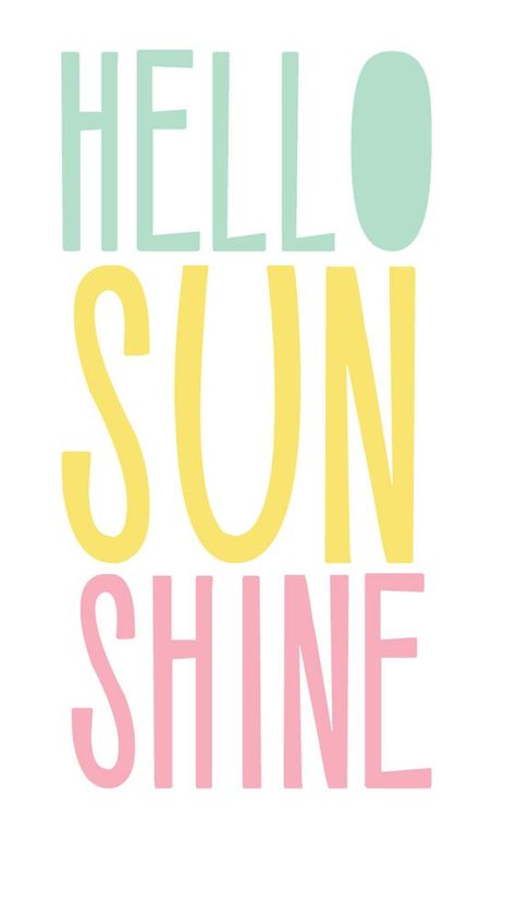 Free Hello Sunshine {iPhone Wallpaper} - use for a project life filler card: Blackberry Q10, Handy Wallpaper, Sun Shine, Valentines Wallpaper, Hello Sunshine, Wallpaper For Your Phone, Summer Wallpaper, Shine On, 로고 디자인