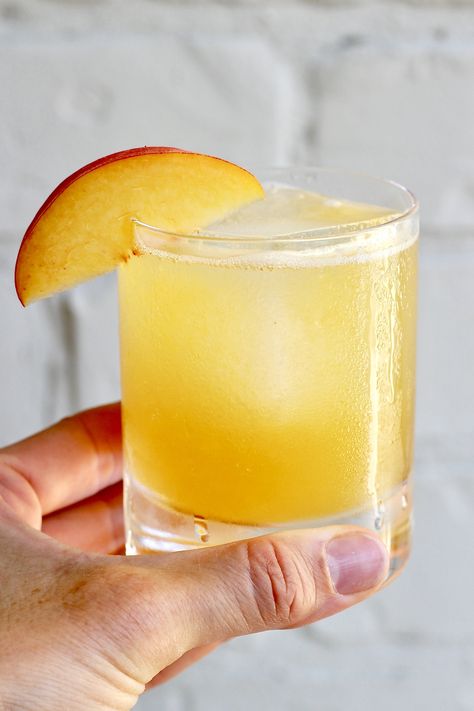 Peachy Keen Cocktail Booze Recipes, Refreshing Cocktail, Peach Jam, Festive Drinks, Peachy Keen, Agave Syrup, Apricot Jam, Adult Beverages, Refreshing Cocktails