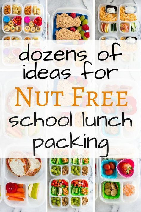 Nut Free Kids Lunch, Nut Free School Lunch, Super Easy Lunch Ideas, Nut Free Lunches, School Lunch Packing, Super Easy Lunch, Peanut Free Snacks, Nut Free Snacks, Kindergarten Lunch