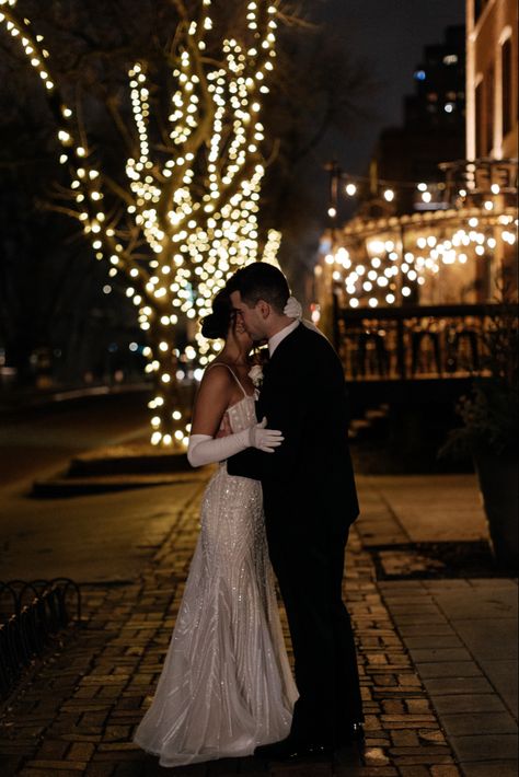 cassieraephotography #bride #winter #winterbride #wedding #weddingdress #winterwedding Evening Winter Wedding, Dreamy Winter Wedding, Winter Evening Wedding, Winter Wedding Outdoor Photos, Indoor Winter Wedding Photos, Winter Wedding Classy, Wedding Photography Winter, Winter Wedding Photos Bridal Party, December Wedding Aesthetic