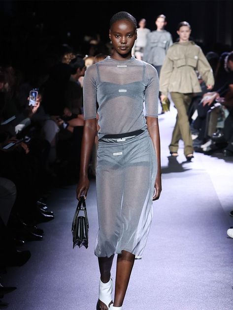 Sheer Outfit, October 4th, Sheer Clothing, Mesh Fashion, Transparent Dress, Visual Language, Sheer Skirt, Sheer Fashion, Spring Summer 2023