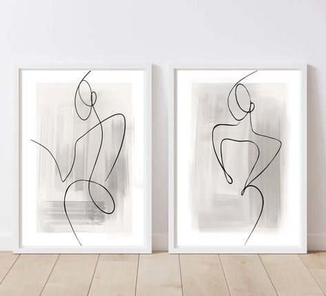 Cream Grey Paint, Classy Prints, Female Line Drawing, Drawing Wall Decor, Luxury Bathroom Tiles, Abstract Art Set, Simple Bedroom Decor, Latest Kitchen Designs, Silhouette Pictures