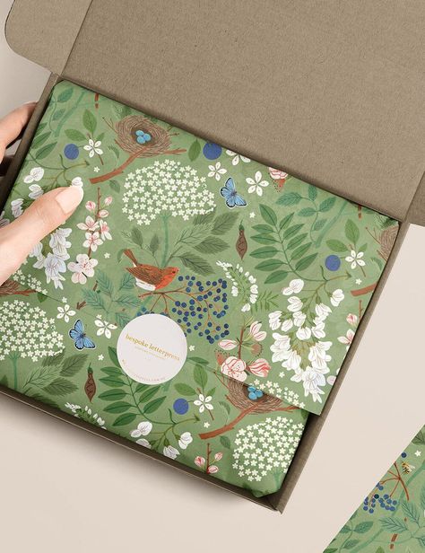 Oana Befort Illustration, Art Products Ideas, Tissue Paper Packaging, Oana Befort, Illustrated Products, Tissue Paper Design, Wedding Pattern, Gifts Paper, Product Branding