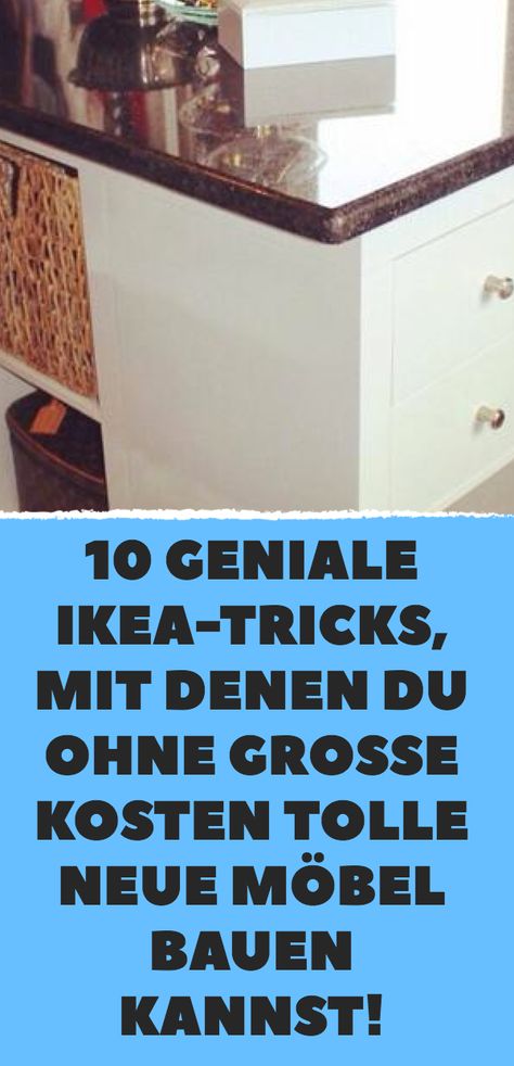 10 geniale Ikea-Tricks, mit denen du ohne große Kosten tolle neue Möbel bauen kannst! Ikea Upcycling, Diy Upcycling, Ikea Hack, Home Hacks, Entryway Tables, Tools, The World, Furniture, Quick Saves