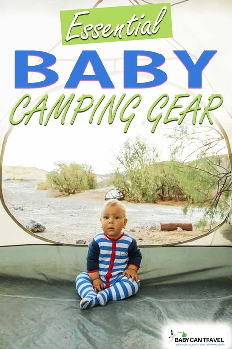 Baby Camping Gear, Essentials For Camping, Baby Packing List, Baby Camping, Camping Gear Checklist, Baby Tent, Camping Toys, Camping Necessities, Camping With Toddlers