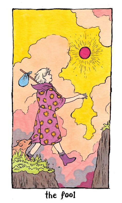 Tillie Walden on Twitter: "The Fool! Adventure is out there!… " Tillie Walden, Tarot The Fool, Solar Lunar, Free Tarot Cards, The Magician Tarot, Learning Tarot Cards, Witch Tarot, Online Tarot, Free Tarot