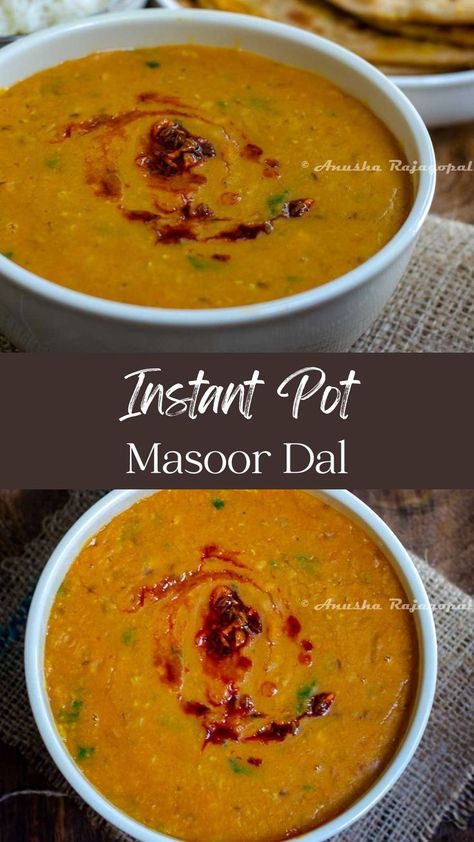 Daal Recipe Indian, Lentils Instant Pot, Lentil Recipes Easy, Dahl Recipe, Dhal Recipe, Lentil Dahl, Masoor Dal, Veg Curry, Saffron Threads