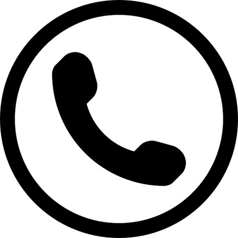 Auricular phone symbol in a circle Free Icon |  #Freepik #freeicon #circle #phone #telephone #sign Sofas Chaise, Round Border, Phone Logo, Cusco Peru, Cloud Drawing, Png Icons, Kawaii Doodles, Vector Free Download, Phone Icon