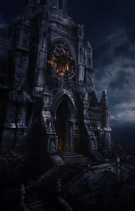 Dark Castle Dark Castle, Gothic Castle, Gothic Church, رعب نفسي, 다크 판타지, Have Inspiration, Fantasy Castle, Fantasy Setting, Fantasy Places