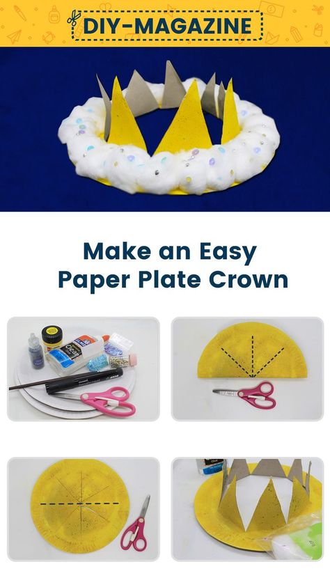 Kings And Queens Crafts Preschool, Paper Plate Hat Craft, Queen Crafts For Preschoolers, Jubilee Activities Eyfs, Crown Crafts Preschool, Paper Plate Hats For Kids, King Crafts For Preschoolers, King And Queen Crafts For Preschool, Royalty Crafts Preschool