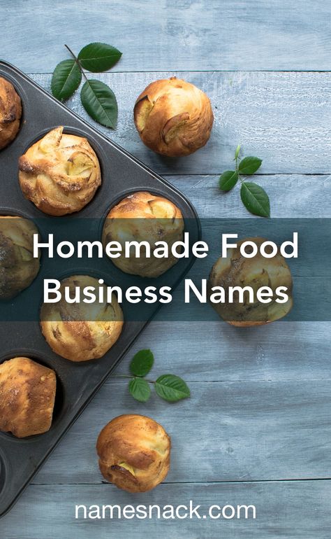 10 catchy name ideas for a homemade food business. Korean Food Name List, Homemade Food Business Names, Meal Prep Business Names, Food Page Names Ideas, Cooking Page Name Ideas, Cooking Names Ideas, Homemade Food Business Ideas, Tag Line For Food Business, Snack Shop Name Ideas