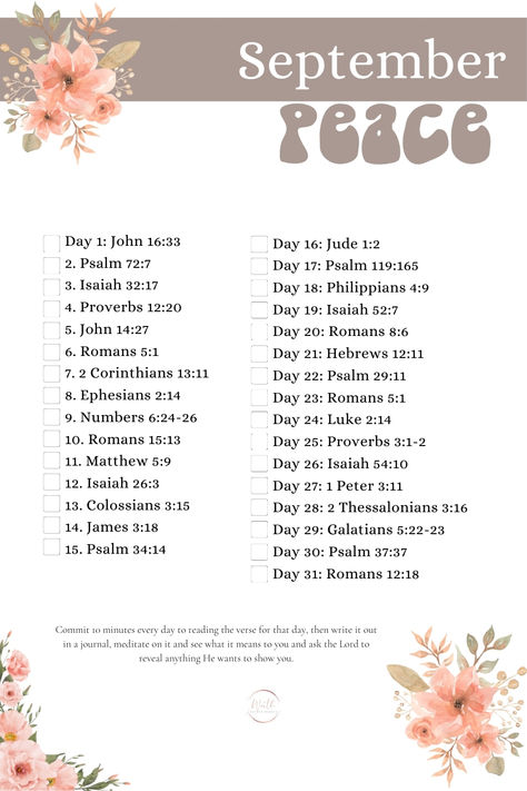 list of bible verses September Bible Reading Plan 2024, 52 Week Bible Reading Plan, September Bible Writing Plan, September Bible Verses, Scripture Writing Plans 2024, Daily Verses Scriptures, September Bible Reading Plan, Reading Bible Plan, September Scripture Writing Plan