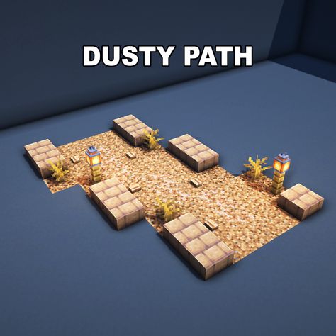 Minecraft Dusty Path ✅ Follow for OP Minecraft Builds 📢 Share with your Friends 💬 Rate this Build 1-10 🔖Tags 🔖 #minecraft #minecraftbuilds #minecrafters #minecraftpe #minecraftmemes #mınecraftideas #minecraftbuild #minecraftbuilding #minecraftbuilding #minecrafttutorial #minecraftonly #mcpe #minecraftpc #minecraftcreations #minecraftdaily #minecraftdesign #minecraftjava #minecrafts #minecraftyoutuber #gaming Minecraft Desert Decoration, Path Minecraft, Minecraft Path Ideas, Minecraft Path, Minecraft Desert, Bangunan Minecraft, Minecraft Farm, Path Ideas, Path Design