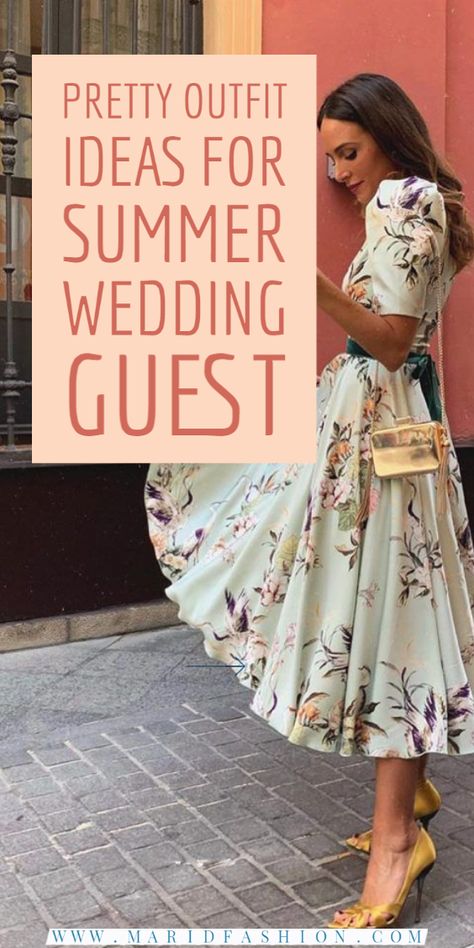 Outdoor Wedding Guest Dresses, Classy Wedding Guest Dresses, Garden Wedding Dress Guest, Outfit Ideas For Summer, Wedding Guest Outfit Summer Casual, Beach Wedding Guests, Formal Wedding Guests, Summer Dressing, Spring Wedding Guest