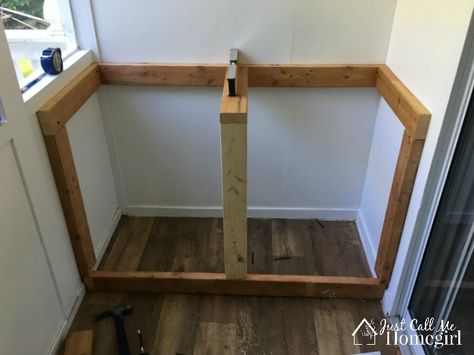 Build Alcove Cupboard, Building Cupboards Diy, How To Build A Built In Cabinet, How To Build Alcove Cupboard, Alcove Cabinets Diy, How To Build A Cupboard, Diy Built In Cabinets And Shelves, Nook Storage Ideas, Farmhouse Pantry Cabinets