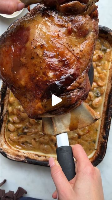 Mob on Instagram: "The ultimate Easter feast over on Mob through the link in bio. Go make it you will not regret.  @elenasilcock here. This falling-off-the-bone beauty is my absolute go-to for Easter Sunday. It’s slow-cooked on a bed of onions and cuddled up next to creamy parmesan butter beans, if you’re a bit nervous about cooking a big hunk of meat, or haven’t tried it before, we’ve got a step by step video guide…so it’s kind of like I’ll be right there making sure you get to nail this ultimate show off number for you pals and family this weekend.   Full recipe is over on the site, link in bio or search ‘slow-cooked lamb shoulder with parmesan butter beans.’ Join the mob with a 7 day free trial for full access to the recipe aswell as 1000’s of other incredible recipes, meal plans and mo Parmesan Butter, Easter Feast, How To Cook Lamb, Festive Centerpieces, Lamb Shoulder, Slow Cooked Lamb, Creamy Parmesan, The Mob, Butter Beans