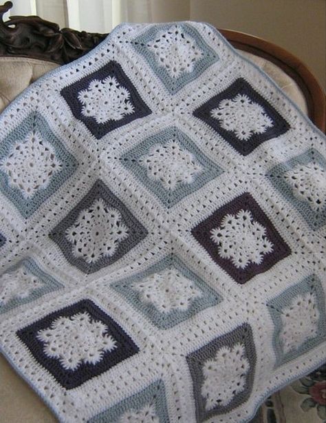 12 Free Crochet Christmas Blanket, Afghan & Throw Patterns Crochet Christmas Blankets Free Patterns, Crochet Christmas Blanket Pattern Free, Crochet Square Pattern, Christmas Crochet Blanket, Blanket Afghan, Crocheted Blanket, Christmas Blanket, Crochet Blanket Afghan, Crochet Snowflakes