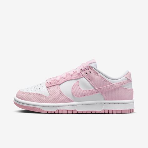 Sneaker Wishlist, Pink Dunks, High Air Force 1, Nike Tenis, Dunk Lows, Basket Nike, Dr Shoes, Pink Corduroy, Jordan 11 Retro Low